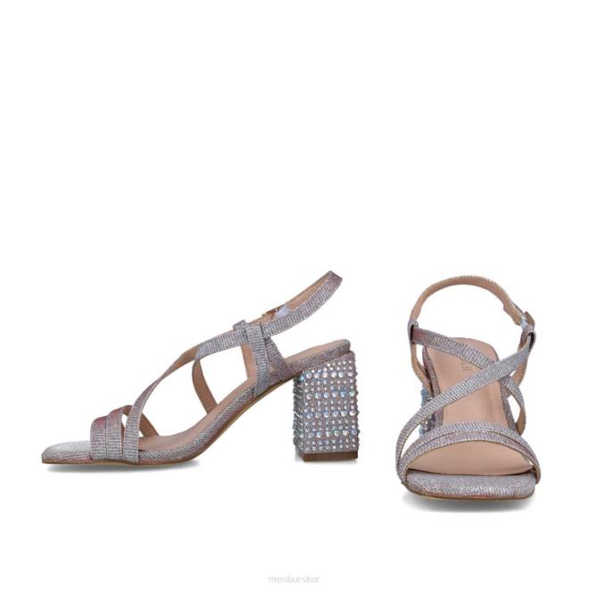 Menbur kvinnor smink rosa nete mellan och låga klackar 608J5851