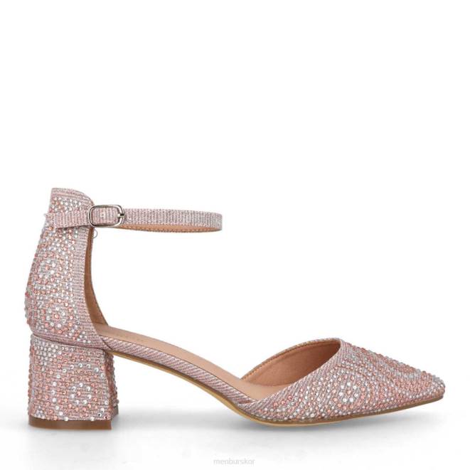 Menbur kvinnor smink rosa perino mellan och låga klackar 608J5903