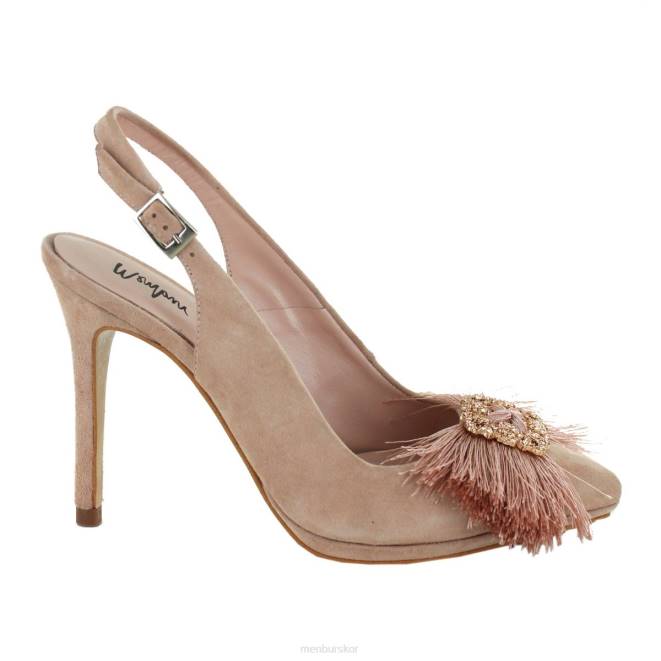 Menbur kvinnor smink rosa potenza mellan och låga klackar 608J2091