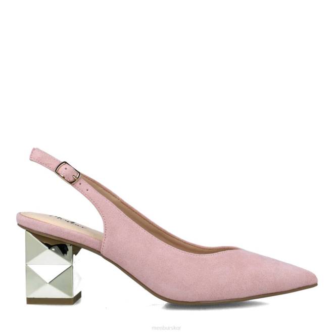 Menbur kvinnor smink rosa serafinita mellan och låga klackar 608J1637