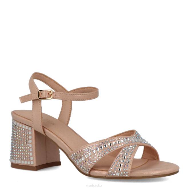 Menbur kvinnor smink rosa sorisolo mellan och låga klackar 608J2158