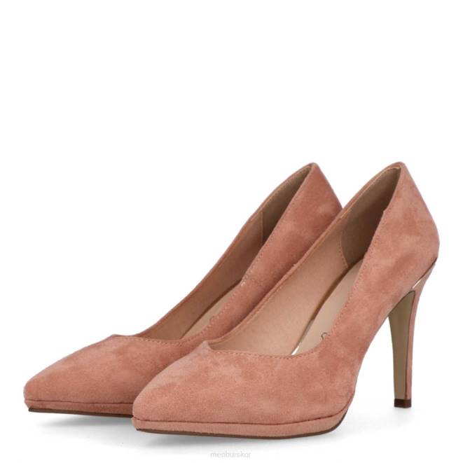 Menbur kvinnor smink rosa strävade mellan och låga klackar 608J1928