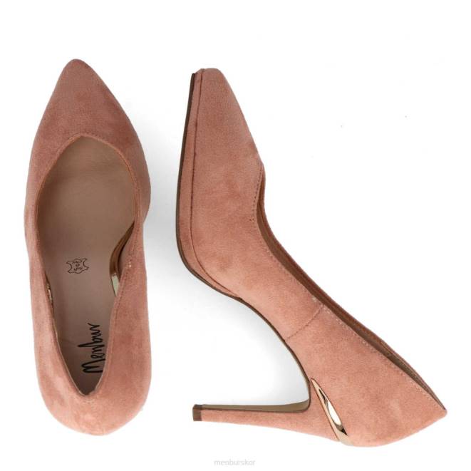 Menbur kvinnor smink rosa strävade mellan och låga klackar 608J1928