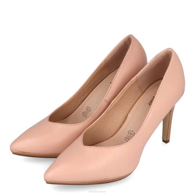 Menbur kvinnor smink rosa stravino mellan och låga klackar 608J1929