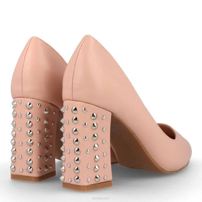 Menbur kvinnor smink rosa tampolos mellan och låga klackar 608J2189