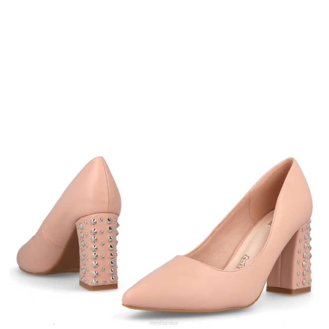 Menbur kvinnor smink rosa tampolos mellan och låga klackar 608J2189