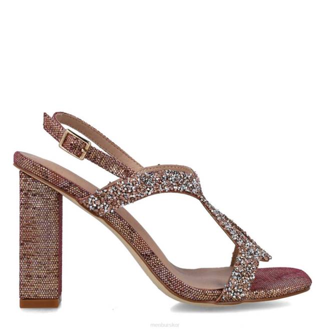 Menbur kvinnor smink rosa urania mellan och låga klackar 608J5801