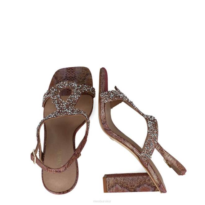 Menbur kvinnor smink rosa urania mellan och låga klackar 608J5801