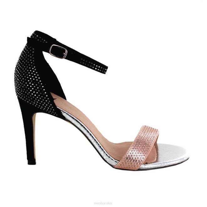 Menbur kvinnor smink rosa vandria mellan och låga klackar 608J1979