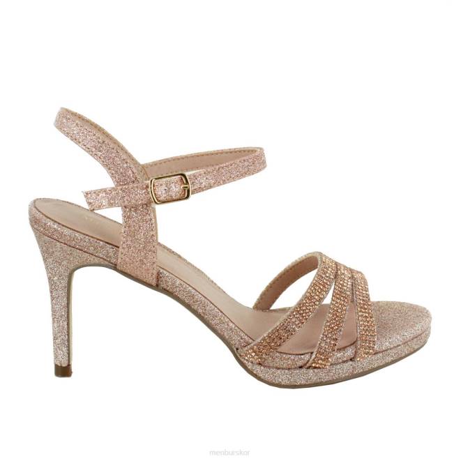 Menbur kvinnor smink rosa verifiera mellan och låga klackar 608J2029