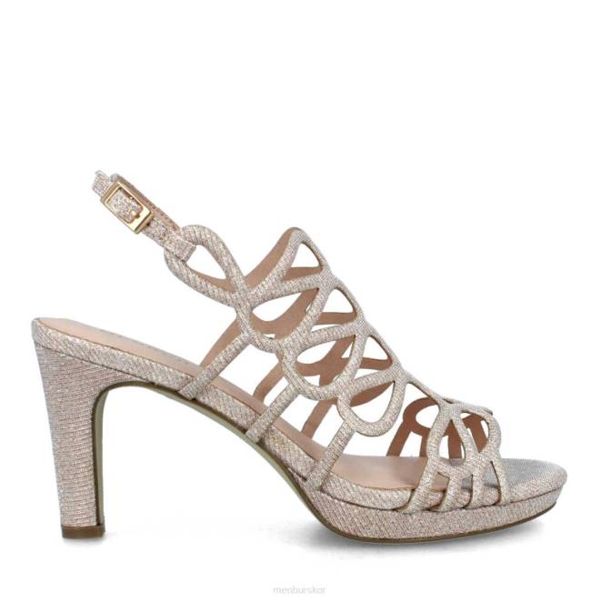 Menbur kvinnor smink rosa veronella mellan och låga klackar 608J2038