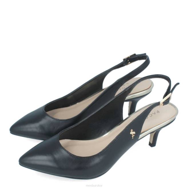 Menbur kvinnor svart albarracin mellan och låga klackar 608J1843