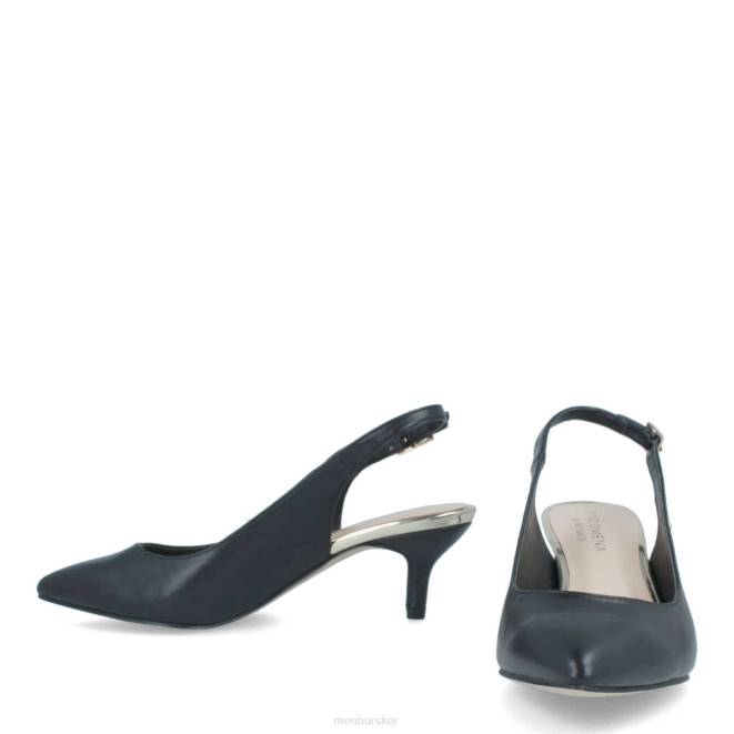 Menbur kvinnor svart albarracin mellan och låga klackar 608J1843