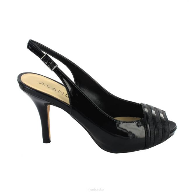 Menbur kvinnor svart alqueria mellan och låga klackar 608J1774