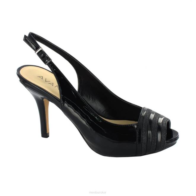 Menbur kvinnor svart alqueria mellan och låga klackar 608J1774