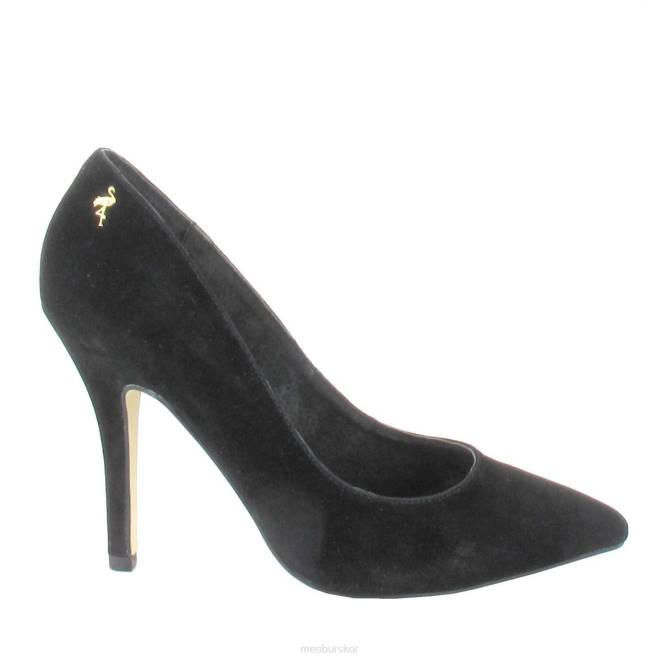 Menbur kvinnor svart anfallande mellan och låga klackar 608J5943