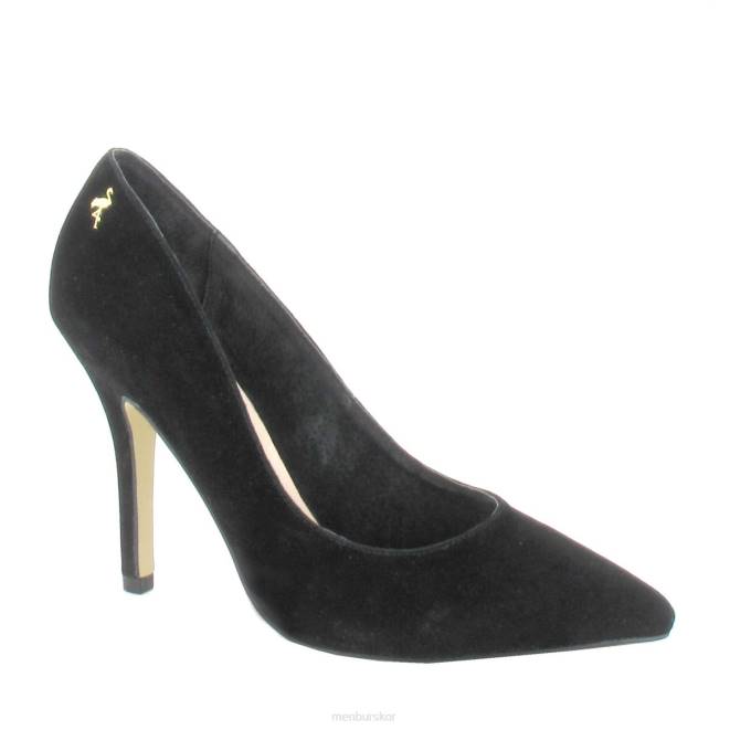 Menbur kvinnor svart anfallande mellan och låga klackar 608J5943