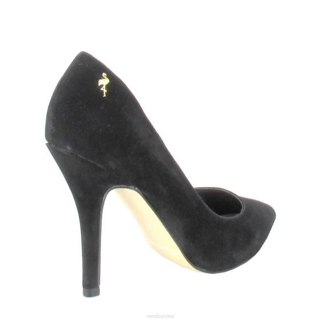 Menbur kvinnor svart anfallande mellan och låga klackar 608J5943