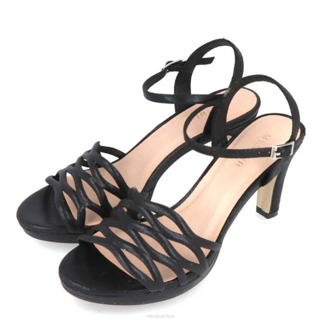 Menbur kvinnor svart arzona mellan och låga klackar 608J1708