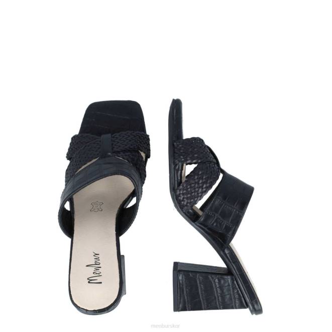 Menbur kvinnor svart atreo mellan och låga klackar 608J1714