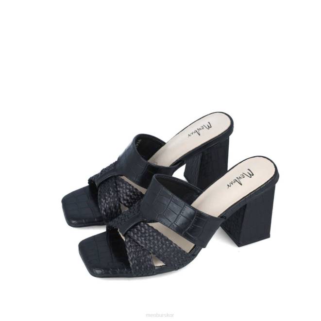 Menbur kvinnor svart atreo mellan och låga klackar 608J1714