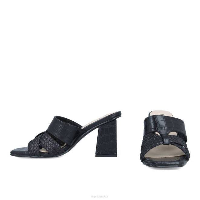 Menbur kvinnor svart atreo mellan och låga klackar 608J1714