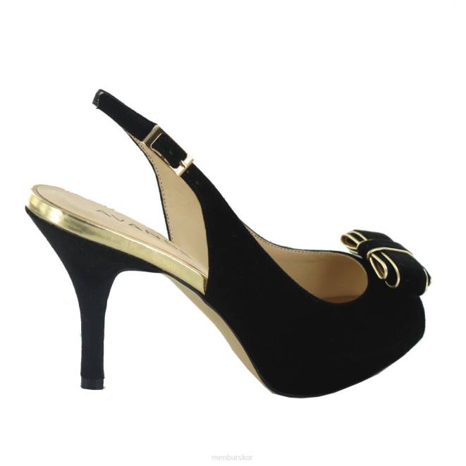 Menbur kvinnor svart calahonda mellan och låga klackar 608J1773