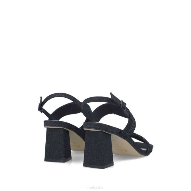 Menbur kvinnor svart cuarzo mellan och låga klackar 608J5630