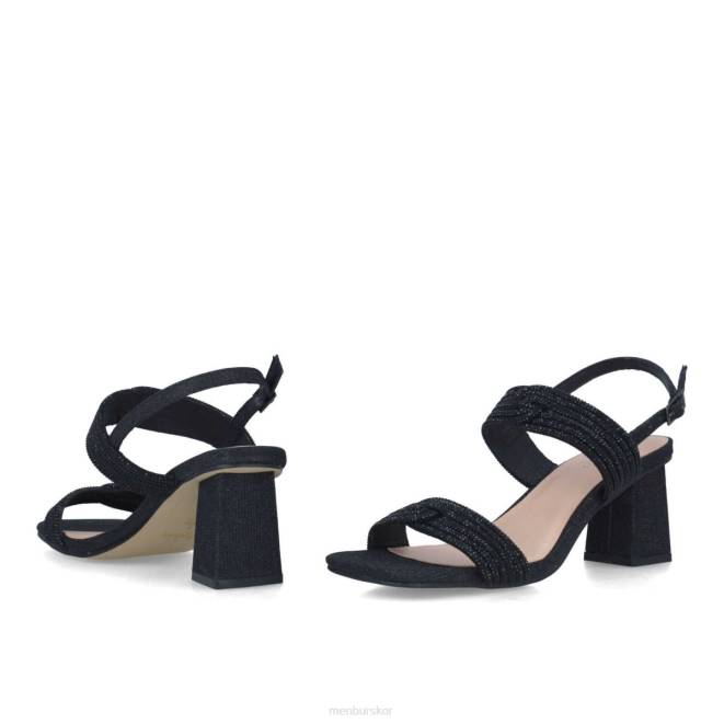 Menbur kvinnor svart cuarzo mellan och låga klackar 608J5630