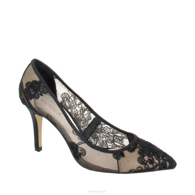 Menbur kvinnor svart delavigne mellan och låga klackar 608J5961