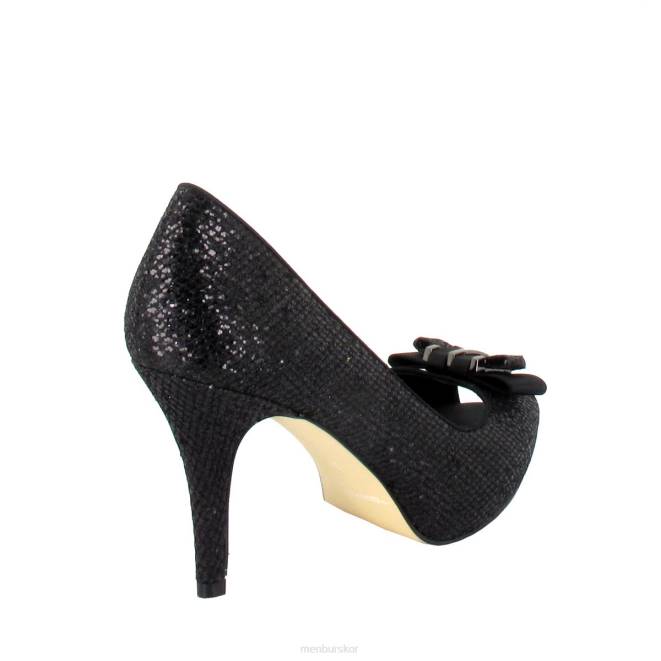 Menbur kvinnor svart denon mellan och låga klackar 608J1768