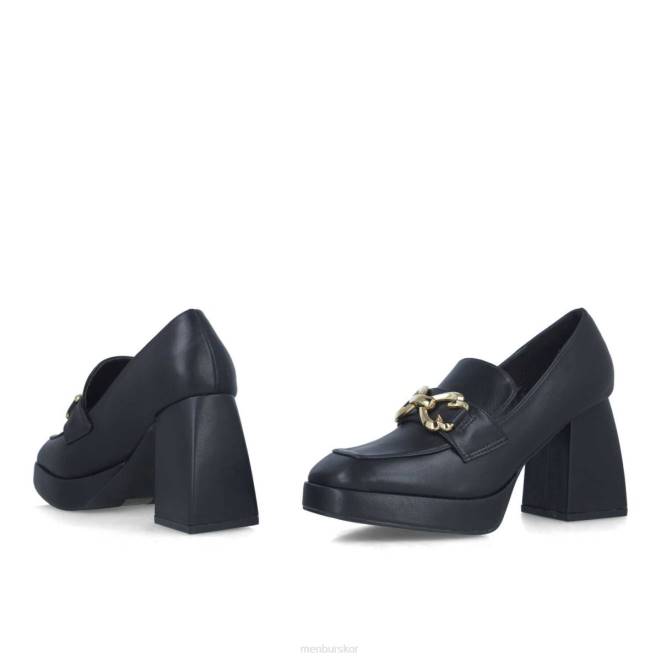 Menbur kvinnor svart jaspe mellan och låga klackar 608J1628