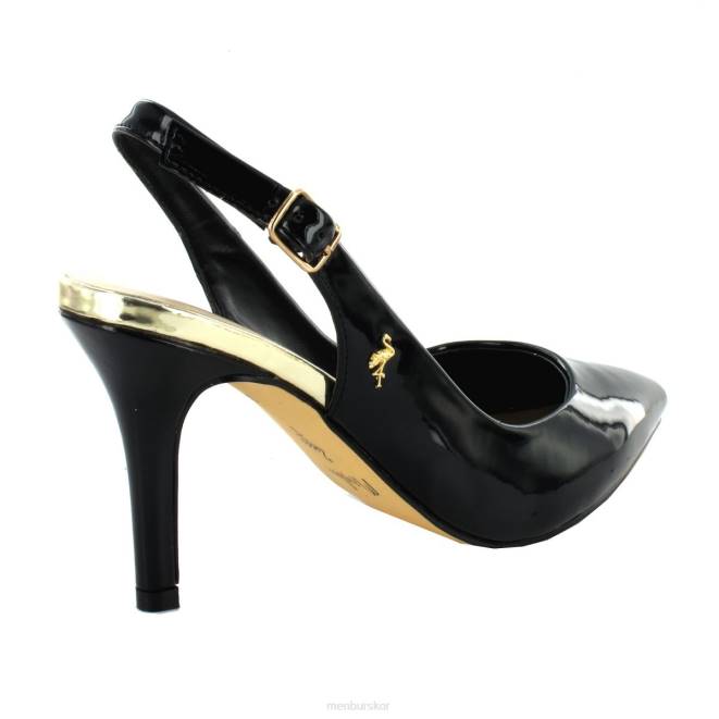 Menbur kvinnor svart manzana mellan och låga klackar 608J1829