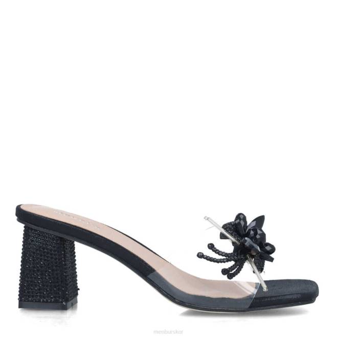 Menbur kvinnor svart melanita mellan och låga klackar 608J5653