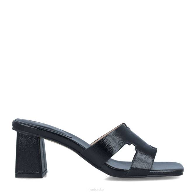 Menbur kvinnor svart mnemea mellan och låga klackar 608J5788