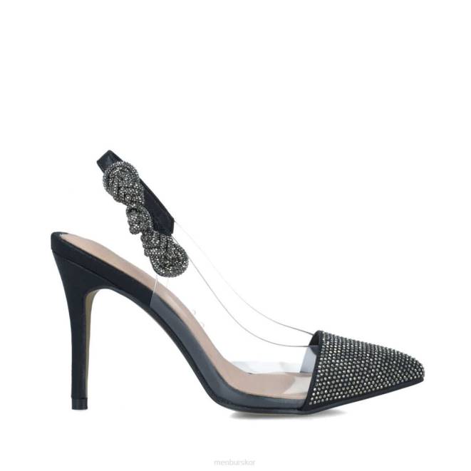 Menbur kvinnor svart perseus mellan och låga klackar 608J1606