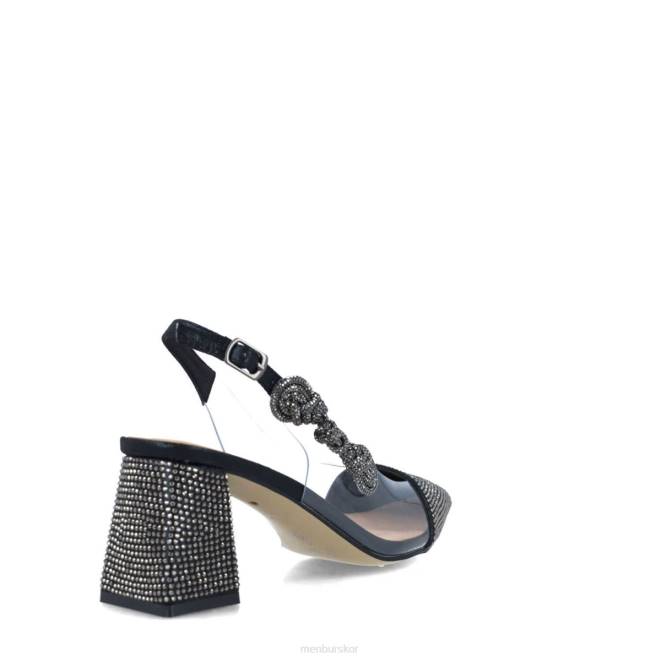 Menbur kvinnor svart perseus mellan och låga klackar 608J5567