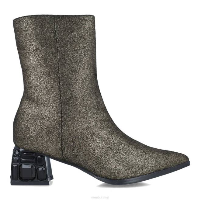 Menbur kvinnor svart pietersita mellan och låga klackar 608J1629