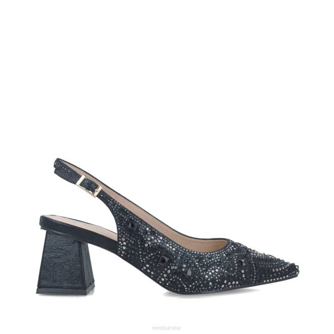 Menbur kvinnor svart procyon mellan och låga klackar 608J5583