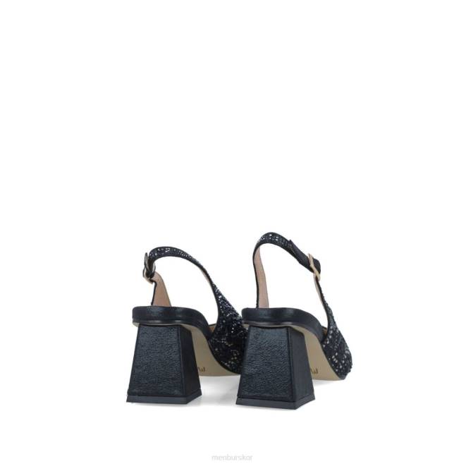 Menbur kvinnor svart procyon mellan och låga klackar 608J5583
