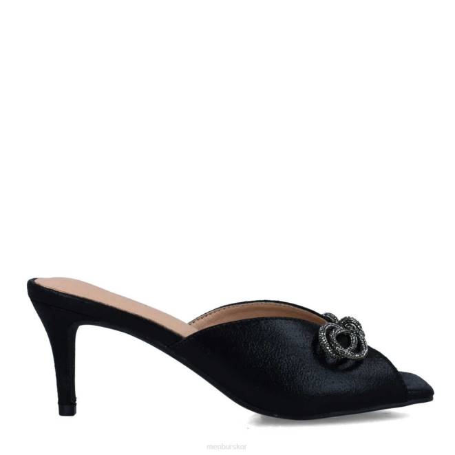 Menbur kvinnor svart rodolita mellan och låga klackar 608J5659