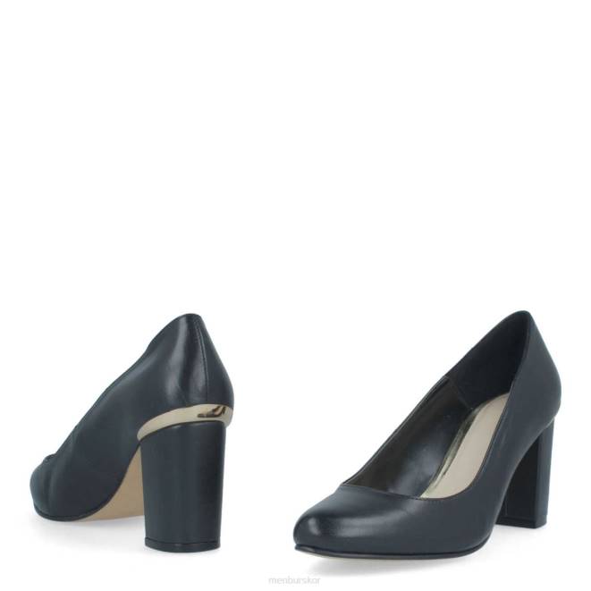 Menbur kvinnor svart salso mellan och låga klackar 608J1799