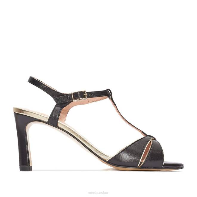 Menbur kvinnor svart sindia mellan och låga klackar 608J2106