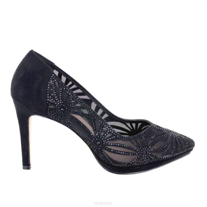 Menbur kvinnor svart sorbolo mellan och låga klackar 608J2118