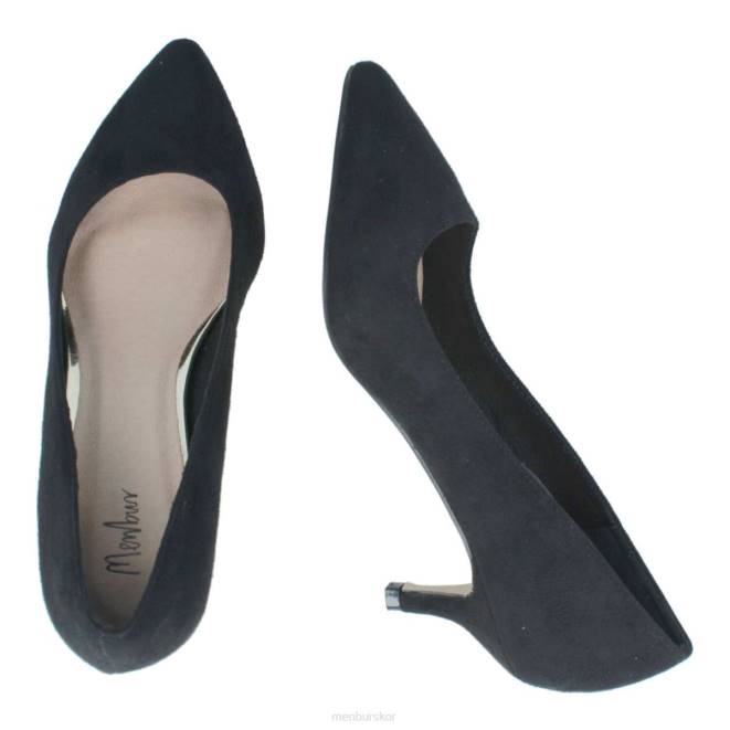 Menbur kvinnor svart stelvio mellan och låga klackar 608J1936