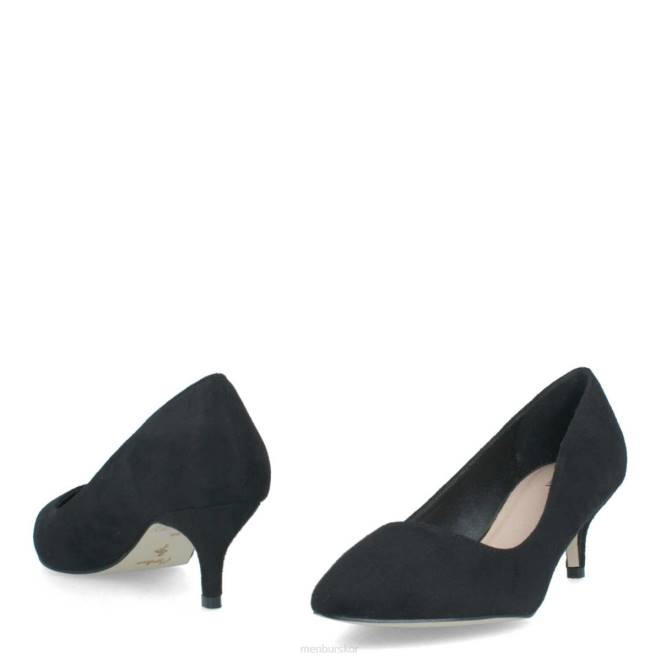 Menbur kvinnor svart stelvio mellan och låga klackar 608J1936