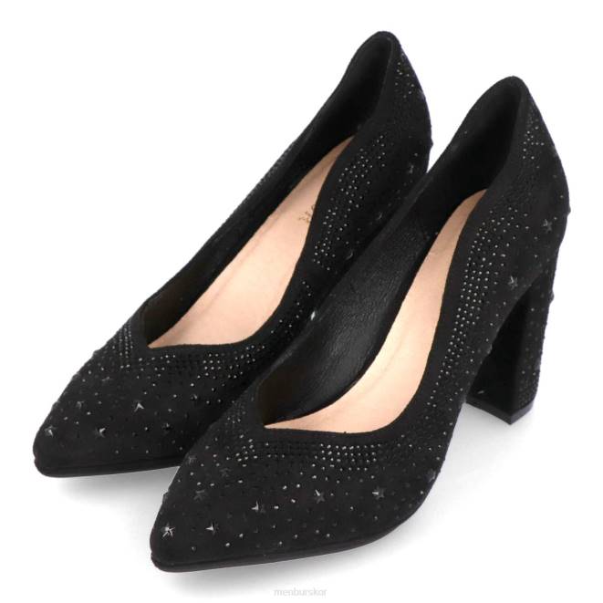 Menbur kvinnor svart sterpo mellan och låga klackar 608J2119