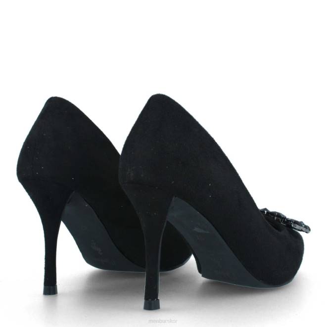 Menbur kvinnor svart tadasuni mellan och låga klackar 608J2126
