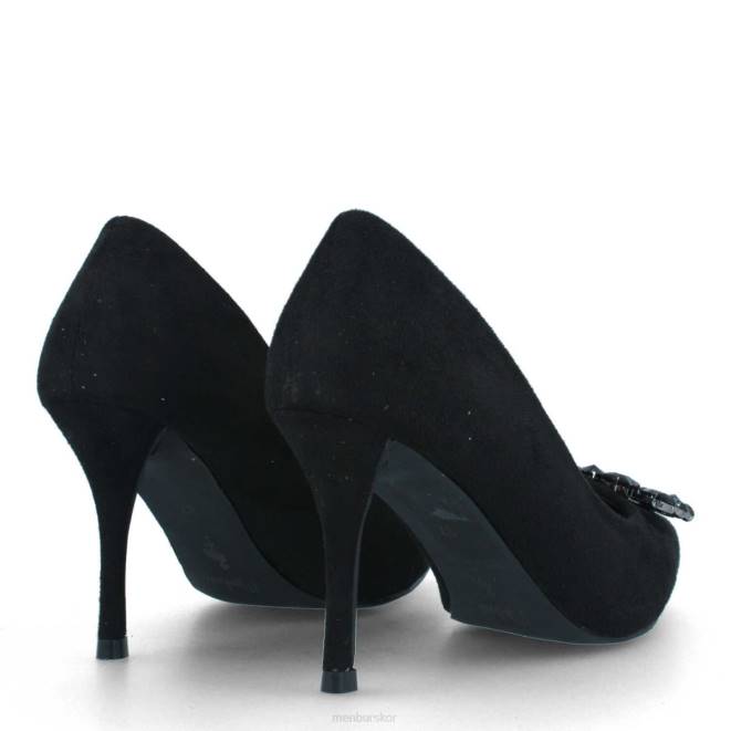 Menbur kvinnor svart tadasuni mellan och låga klackar 608J2126