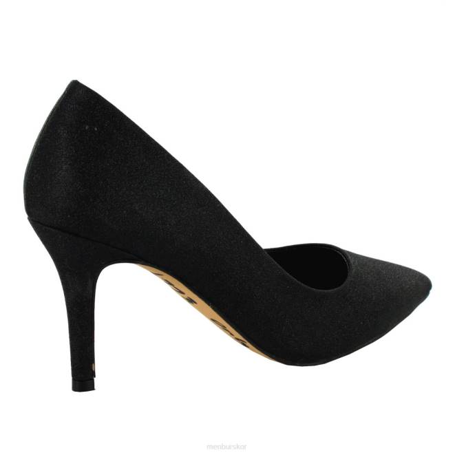 Menbur kvinnor svart toba mellan och låga klackar 608J6021